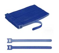 uxcell Lot de 100 attaches autoagrippantes réutilisables, organiseurs de fils auto-agrippants de 20,3 cm pour cordons d'alimentation, câbles de données, fils de TV/PC, chargeurs - Sangles en tissu