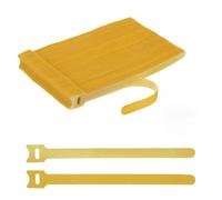 uxcell Lot de 100 attaches autoagrippantes réutilisables, organiseurs de fils auto-agrippants de 20,3 cm pour cordons d'alimentation, câbles de données, fils de TV/PC, chargeurs - Sangles en tissu