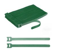 uxcell Lot de 100 attaches autoagrippantes réutilisables, organiseurs de fils auto-agrippants de 20,3 cm pour cordons d'alimentation, câbles de données, fils de TV/PC, chargeurs - Sangles en tissu