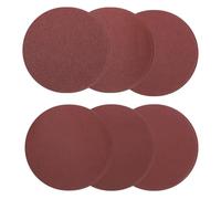 uxcell Lot de 12 disques abrasifs PSA de 20,3 cm, grains 60/80/100/120/180/240 en oxyde d'aluminium auto-adhésifs pour peinture de voiture (2 pièces de chaque grain)