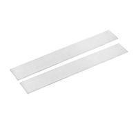 uxcell Lot de 2 barres plates en acier inoxydable 316L, 0,3 cm d'épaisseur, 4,5 cm de large, 30,5 cm de long, finition brossée, bandes de tôle métallique pour l'industrie et les loisirs créatifs