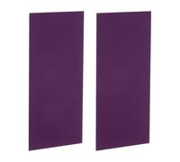 uxcell Lot de 2 feuilles d'espacement G10 pour poignée de couteau, 18 x 7,9 x 0,1 cm, matériau d'espacement pour poignée de couteau, balance, dalles de fabrication, violet
