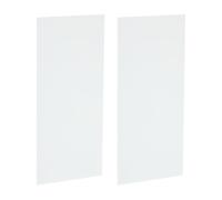 uxcell Lot de 2 feuilles d'espacement G10 pour poignée de couteau, 18 x 7,9 x 0,1 cm, matériau d'espacement pour poignée de couteau, balance, dalles de fabrication, blanc
