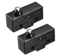 uxcell Lot de 2 micro-commutateurs Z-15GD-B 1NO + 1NC à levier court