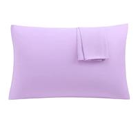 uxcell Lot de 2 taies d'oreiller de Voyage en Microfibre avec Fermeture éclair, 35,6 x 50,8 cm, Violet