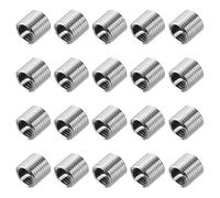 uxcell Lot de 20 inserts filetés hélicoïdaux en acier inoxydable 304 1/2-13 UNC 1,5D (1,9 cm) pour équipement mécanique