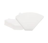 uxcell Lot de 200 filtres à café à 4 cônes, taille 102, filtres à café jetables en papier percolateur en fibre de bois naturelle non blanchie, convient pour verser sur le filtre à café goutte à