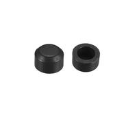 uxcell Lot de 25 capuchons de bouton poussoir tactile, diamètre du trou de 3 mm, pour micro interrupteur tactile de 6 x 6 mm, noir