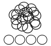 uxcell Lot de 25 joints toriques AS-224 en caoutchouc nitrile, 4,5 cm de diamètre intérieur, 5,1 cm de diamètre extérieur, 0,3 cm de large pour réparation d'étanchéité de machine automobile (Duromètre