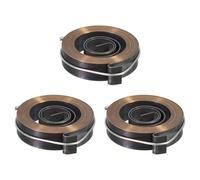uxcell Lot de 3 ressorts de perceuse à ressort pour perceuse - Avec ressort hélicoïdal - Finition noire chimique - 1540 mm - Longueur extensible : 52 x 12 x 0,7 mm