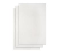 uxcell Lot de 3 revêtements de four résistants à la chaleur, 40,6 x 61 cm, anti-adhésifs, pour la cuisson, le gril et la friture, faciles à nettoyer, blanc