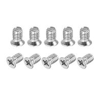 uxcell Lot de 300 vis à tête plate cruciforme pour boîtier d'ordinateur de 3,5" et disque dur à tête fraisée Phillips de 2,5" M3 x 4,8 mm 400 pièces