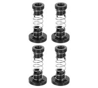 uxcell Lot de 4 écrous à ressort Tr8 x 4 T8 POM anti-retour pour éliminer l'écart (filetage Acme, pas de 2 mm, 2 démarrages, plomb de 4 mm) avec trous de 3,5 mm pour pièces d'imprimante 3D CNC