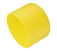 uxcell Lot de 4 embouts en caoutchouc vinyle pour filetages et tubes ronds, 75 mm, jaune