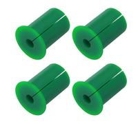 uxcell Lot de 4 œillets muraux en silicone de 2,5 cm pour câbles - Kit de passage de câble mural pour Ethernet avec trou de 8,5 mm, vert (diamètre extérieur : 32,1 mm)