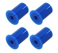 uxcell Lot de 4 œillets muraux en silicone de 2,5 cm pour câbles - Kit de passage de câble mural pour Ethernet avec trou de 8,5 mm, bleu (diamètre extérieur : 32,1 mm)