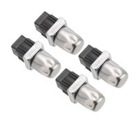 uxcell Lot de 4 pieds de table réglables en acier inoxydable de 7,5 à 10,2 cm pour tubes carrés de 3,8 cm