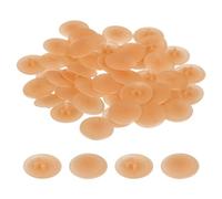 uxcell Lot de 40 cache-vis en plastique étanches pour écrous de verrouillage Phillips - 17 mm - Kaki