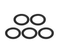 uxcell Lot de 5 joints toriques en caoutchouc FKM Tri-Clamp 3,5 cm Tri-Clover pour virole de type tuyau sanitaire, brasserie, nourriture, systèmes de tuyauterie