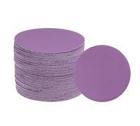 uxcell Lot de 50 disques abrasifs violets grain 1200 7,6 cm auto-agrippant circulaires professionnels pour métal bois cloison sèche