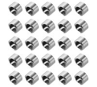 uxcell Lot de 50 inserts filetés 1/2-13 UNC 1D (1,27 cm) en acier inoxydable 304 de type hélicoïdal, kit de réparation pour équipement mécanique