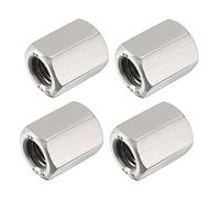 uxcell M10 x 1.5-pitch 22 mm de longueur en acier inoxydable 304 métrique hexagonale Raccord Écrou, 4-pack