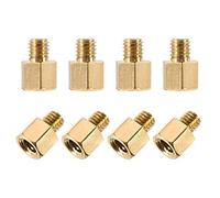 uxcell M3x4mm+3mm mâle-femelle Laiton Hex PCB carte mère Empreinte pour FPV drone Quadcopter, ordinateur et circuit imprimé 100 pièces