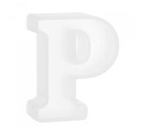 uxcell Moule en silicone 3D Alphabet pour résine 6,4 cm Alphabet majuscule en résine époxy pour loisirs créatifs