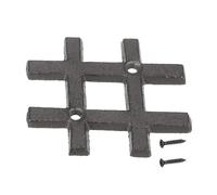 uxcell Numéros de maison et lettres en fonte de 7,6 cm - Numéro d'adresse vintage pour extérieur, numéro de maison solide avec vis pour appartement, bureau, hôtel, chambre (symbole #)