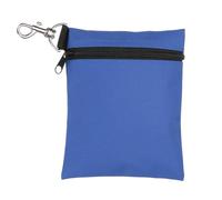 uxcell Pochette pour tee de golf, 14 x 17 cm, sac de rangement professionnel à fermeture éclair pour tees de golf, accessoires de poche avec pince de homard en métal, sac de rangement pour homme et