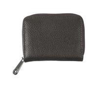 uxcell Porte-cartes de crédit, petit portefeuille accordéon avec fermeture éclair bloquant les RFID, organiseur sécurisé pour cartes d'identité, café, Moderne