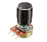 uxcell Potentiomètre rotatif en film de carbone avec résistances variables, a18091100ux0433, 1Pcs 10K
