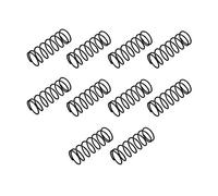 uxcell Ressort de Compression 1.2mm Fil Diamètre, 18mm OD, 50mm Libre Longueur Acier Extension Ressort Noir 10Pcs