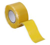 uxcell Ruban adhésif en silicone auto-fusible, 2,5 cm x 3 m, étanche, pour poignées de réparation de tuyaux de plomberie, jaune