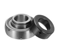 uxcell SA204-12 Roulement d'insertion sphérique en acier chromé (GCR15) avec collier de verrouillage excentrique 2 cm