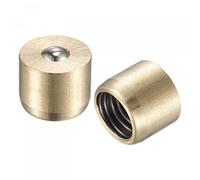 uxcell Sourcingmap Lot de 10 boutons poussoirs en laiton pour système de lubrification 10 x 8 mm