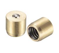 uxcell Sourcingmap Lot de 20 boutons poussoirs en laiton pour système de lubrification 8 x 8 mm