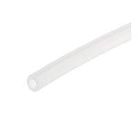 uxcell Tuyau en silicone 4 mm ID x 8 mm OD 4 m Tuyau en caoutchouc pour transfert de pompe, semi-transparent