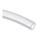 uxcell Tuyau flexible en caoutchouc de silicone pour eau et air Translucide Groupe 2 10mmX18mm claire