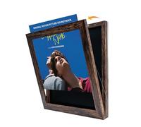 UXENI Cadre Disque Vinyle en Bois avec Plexiglas Cadre Album Musique Style Rétro Présentation & Protection des Pochettes Vinyles 12’’ Ouverture Avant Facile