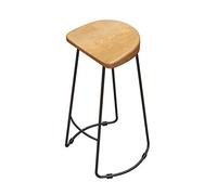 UXHRILSV Meubles Tabouret de pub rond avec repose-pieds arrière, comptoir café, cuisine, petit-déjeuner, pub, noir, 65 cm