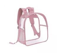 UxicRuya 2X Sac à Dos Transparent Mini Sac à Dos Transparent en PVC Sac à Dos étanche Sac de Rangement Transparent pour Adolescents Adultes Unisexes Sites de R
