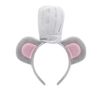 UxicRuya 4 Pièces Bandeau Oreilles Souris Accessoire Déguisement Animal Accessoires Cheveux Enfant Polyester Confort Adapté à Fête Halloween Représentation Sco, Bandeau