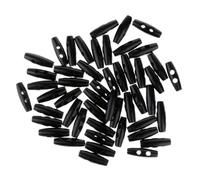 UxicRuya 50 Pièces Bouton Bois Bouton Bascule Bois Boucle Corne Accessoire Couture Pratique pour Réaliser Décorations Vêtements Sacs Personnalisés Adapté Au