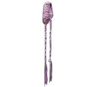 UxicRuya Bandeau de cheveux bohème pour femme, fait à la main, foulard d'été, robe, Violet Léger