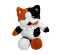 UxicRuya Cat Mignon en Peluche Sac à Dos Animal Sac Chat en Peluche Confortable Knapsack Travel Day Pack for Women Kids Teens Girls Party, Noir Blanc Orange