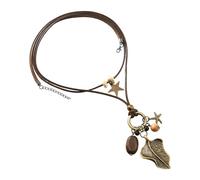 UxicRuya Collier Long Tricoté, Tendance et de Haute Qualité, Cadeau pour