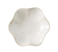 UxicRuya Coupelle à Bijoux Repose-cuillère Bol à Clés Plat à Babioles Porte-Anneaux Multifonctionnelle en Céramique Adaptée Au Rangement sur Une Commode et Un, Blanc