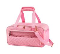 UxicRuya Étui de Rangement pour Marqueurs Artistiques Sac de Transport avec Poignée et Bandoulière Compartiments Multiples pour Crayons et Pinceaux Pratique E, Noir