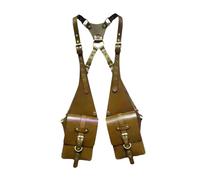 UxicRuya Gilet sous Les Bras, Sac à bandoulière, Pochette pour Course à Pied, fêtes, Shopping, Steampunk, Brun